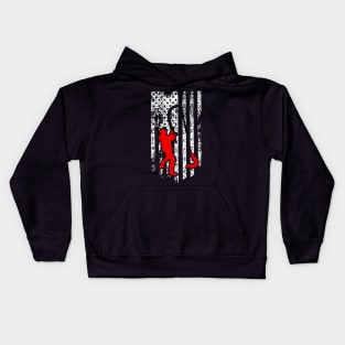 Flag Fishing Kids Hoodie